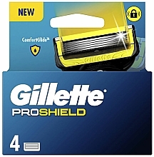 Shaving Cartridges, 4 pcs - Gillette Proshield — photo N4