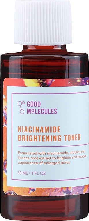 Niacinamide Brightening Toner  - Good Molecules Niacinamide Brightening Toner (mini) — photo N2