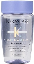 Fragrances, Perfumes, Cosmetics Moisturizing Bath Shampoo for Lightened & Highlighted Hair - Kerastase Blond Absolu Bain Lumiere Shampoo (mini size)