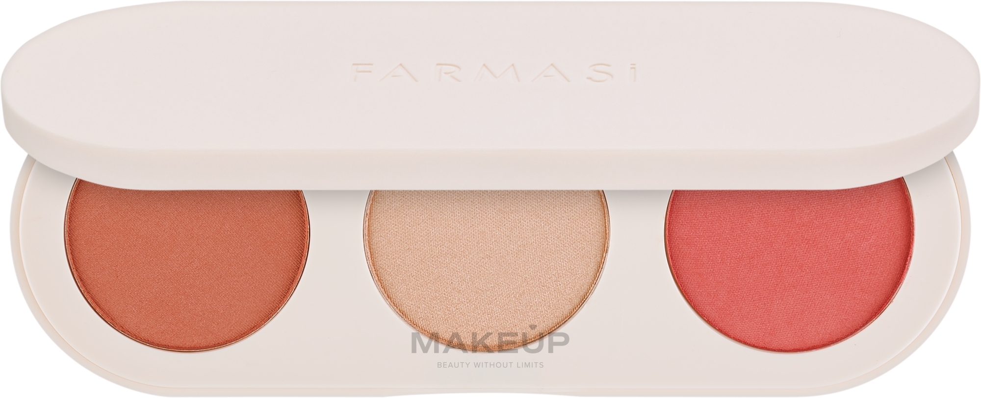 3in1 Face Palette - Farmasi 3 in 1 Face Palette — photo 13 g