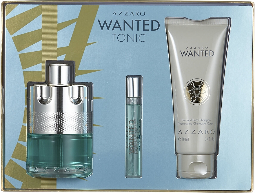 Azzaro Wanted Tonic Gift Set - Set (edt/100ml + edt/7.5ml + h&b/shmp/100ml) — photo N1