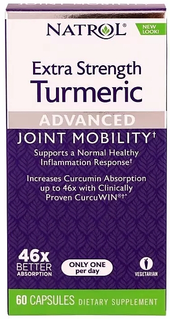 Turmeric Extract - Natrol Extra Strength Turmeric — photo N2