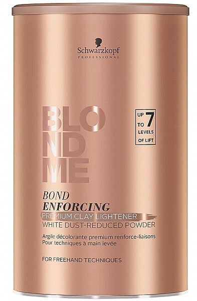 Bleaching Hair Clay Powder - Schwarzkopf Professional Blondme Claylightener — photo N1