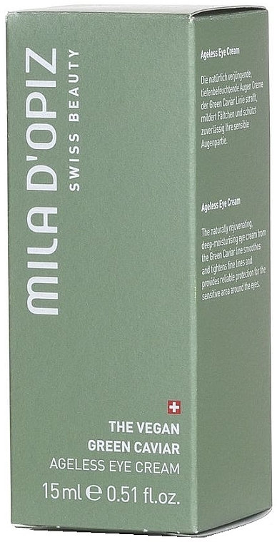 Eye Cream - Mila D'Opiz The Vegan Green Caviar Ageless Eye Cream — photo N2