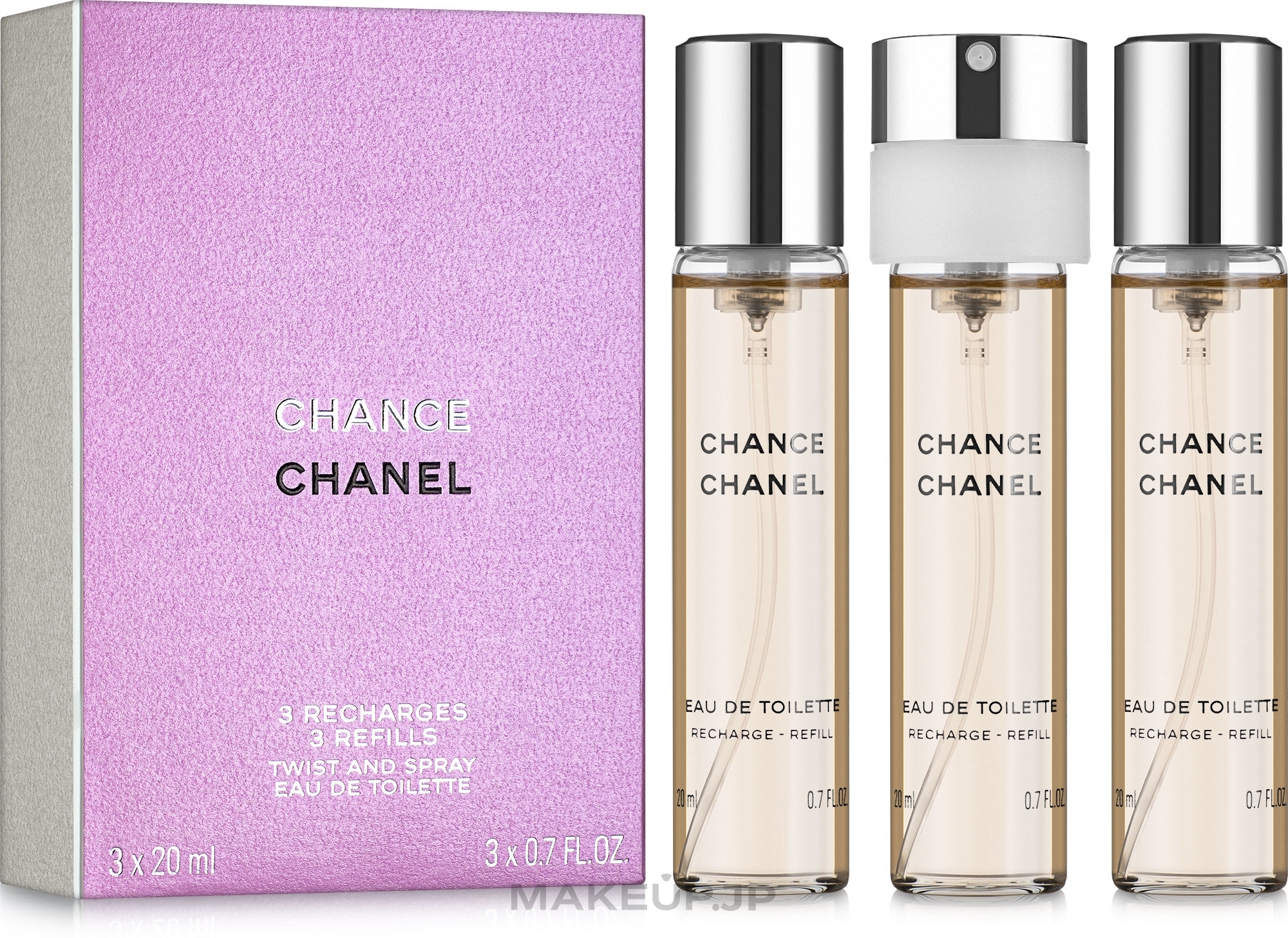 Chanel Chance - Eau de Toilette (refill) — photo 3 x 20 ml