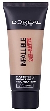 Fragrances, Perfumes, Cosmetics Makeup Base - L'Oreal Paris 24H-Matte Waterproof Foundation