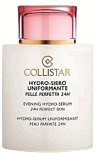 Fragrances, Perfumes, Cosmetics Evening Hydro-Serum 24H "Perfect Skin" - Collistar Evening Hydro-Serum 24h