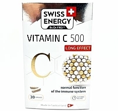 Fragrances, Perfumes, Cosmetics Vitamin C, capsules 550 mg - Swiss Energy Vitamin C 500 Mg Long Effect