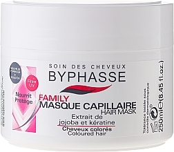 Fragrances, Perfumes, Cosmetics Color-Treated Hair Mask - Byphasse Family Coloured Hair Mask