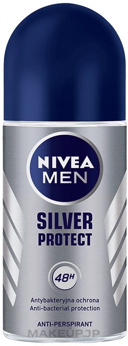 Men Roll-On Antiperspirant Deodorant "Silver Protection" - NIVEA MEN Silver Protect Deodorant Roll-On — photo 50 ml