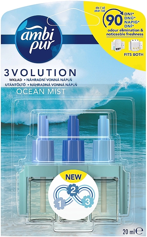 Ocean Mist Electric Diffuser Refill - Ambi Pur Electric Air Freshener Ocean Mist Refill — photo N1