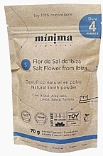 Fragrances, Perfumes, Cosmetics Natural Tooth Powder 'Salt Flower From Ibiza' - Minima Organics Natural Tooth Powder Salt Flower From Ibiza