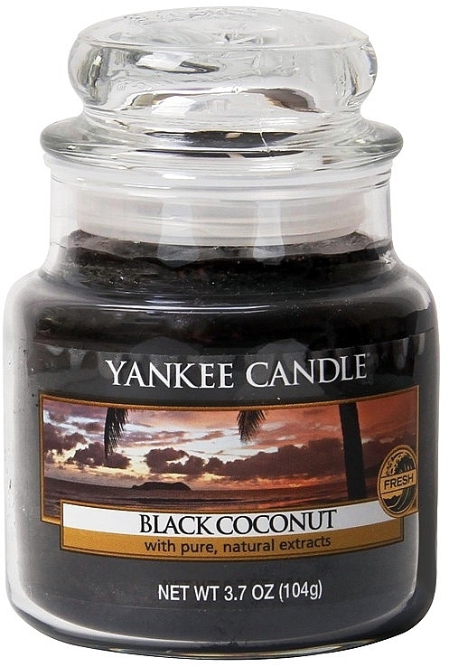 Scented Candle "Black Coconut" - Yankee Candle Black Coconut — photo N2