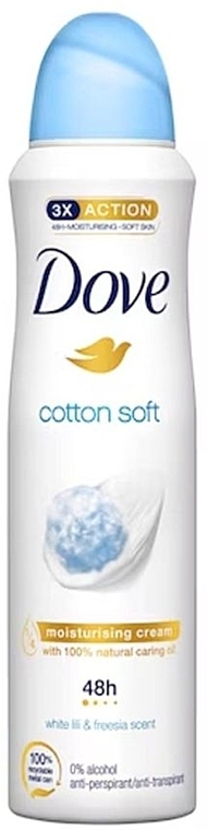 Antiperspirant Deodorant 'Cotton Softness' - Dove Cotton Soft — photo N1