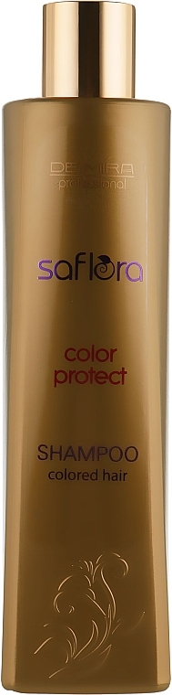 Colored & Bleached Hair Shampoo - Demira Professional Saflora Color Protect — photo N1