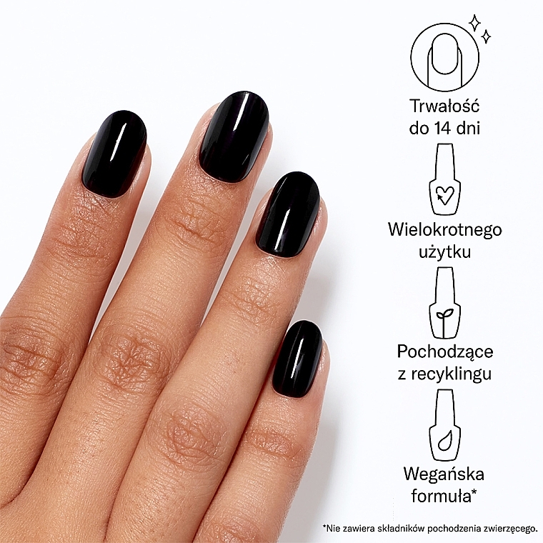 False Nail Set - OPI Xpress/On Lincoln Park After Dark — photo N7