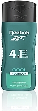 Men Shower Gel 4in1 - Reebok Cool Your Body Hair & Body Shower Gel — photo N1