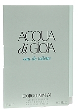 Fragrances, Perfumes, Cosmetics Giorgio Armani Acqua di Gioia - Eau de Toilette (sample)