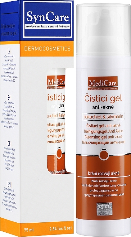 Cleansing Gel for Oily & Acne-Prone Skin - SynCare Anti-Acne Retinal & Silymarin Cleansing Gel — photo N2