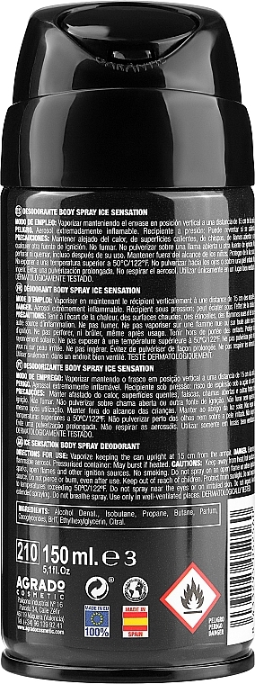 Ice Sensation Deodorant Spray - Agrado Ice Sensation Deodorant — photo N2