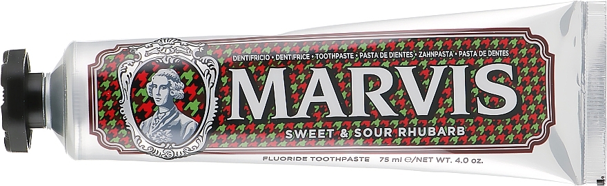 Toothpaste "Rhubarb" - Marvis Sweet&Sour Rhubarb Mint Toothpaste — photo N2