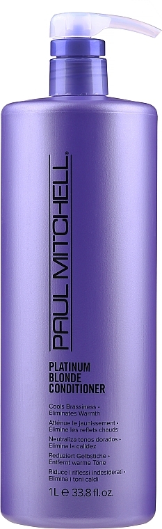 Conditioner for Blonde, Gray, and Bleached Hair - Paul Mitchell Platinum Blonde Conditioner — photo N1