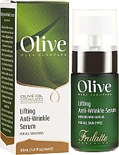 Fragrances, Perfumes, Cosmetics Strengthening Anti-Wrinkle Serum "Olive" - Frulatte Olive Lifting Anti-Wrinkle Serum