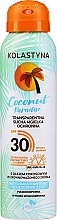 Fragrances, Perfumes, Cosmetics Protective Face & Body Transparent Dry Spray - Kolastyna Coconut Paradise SPF30
