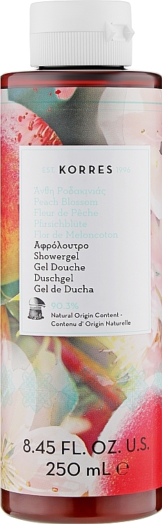 Peach Blossom Shower Gel - Korres Olive & Peach Blossom Shower Gel — photo N4