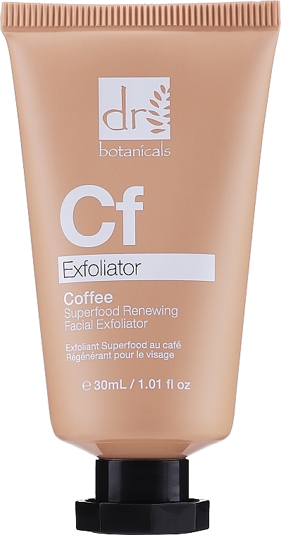 Face Scrub "Coffee" - Dr. Botanicals Coffee Superfood Renewing Facial Exfoliator — photo N1