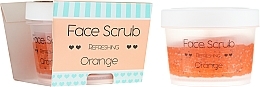 Face and Lip Scrub "Orange" - Nacomi Refreshing Face Orange — photo N1