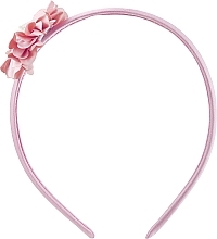 Fragrances, Perfumes, Cosmetics Decorative Hair Hoop, FA-5706, pink with flower 2 - Donegal