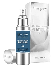 Fragrances, Perfumes, Cosmetics Anti-Pigmentation & Acne Face Gel - Ame Pure Gentlemen's Collagen Therapy Platinum Gel