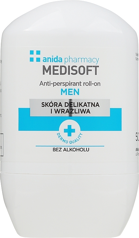 Antiperspirant - Anida Pharmacy Medisoft Man Deo Roll-On — photo N1