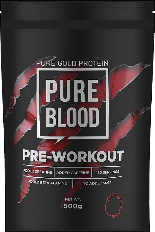 Tutti Frutti Pre-Workout Complex 'Pure Blood' - PureGold Pre-Workout Tutti Frutti — photo N1