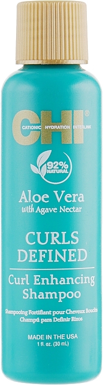 Curl Enhancing Hair Shampoo with Aloe Vera & Agave Nectar - CHI Aloe Vera Curl Enhancing Shampoo	 — photo N1