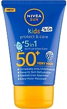 Sunscreen Lotion for Children - Nivea Sun Kids To Go Protect & Care Lotion SPF 50 — photo N1