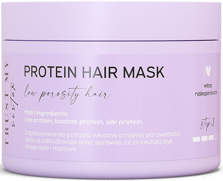 Protein Mask for Low Porosity Hair - Trust My Sister Low Porosity Hair Protein Mask — photo N1