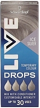 ドロップ ヘアカラー  - Live Drops Ice Silver Temporary Color	 — photo N1