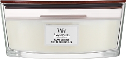 Fragrances, Perfumes, Cosmetics Scented Candle in Glass - WoodWick Hourglass Candle Island Coconut