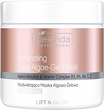 Brightening Face Algae Mask-Gel - Bielenda Professional Lift & Glow Illuminating Algae Gel Mask — photo N1