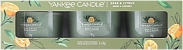 Set - Yankee Candle Sage & Citrus (candle/3x37g) — photo N1