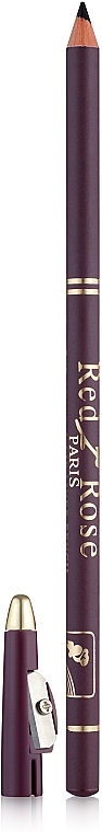 Eye & Lip Pencil with Sharpener - Vizavi Professional Red Rose Eye & Lip Liner Pencil — photo N2