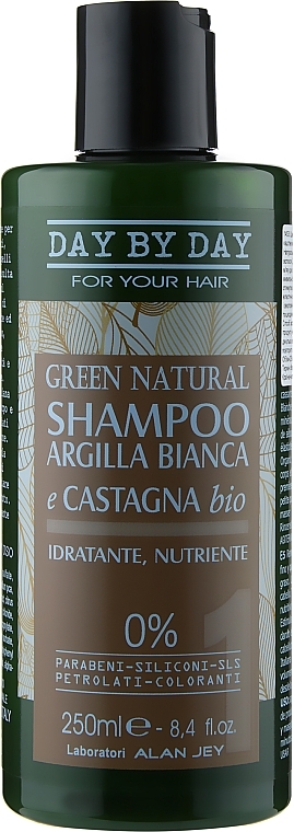 White Clay & Chestnut Shampoo - Alan Jey Green Natural Shampoo — photo N1