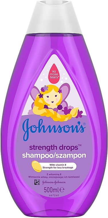 Baby Strengthening Shampoo - Johnson's Baby Strenght Drops — photo N1