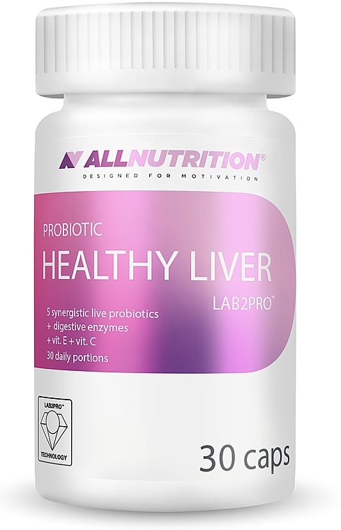 Healthy Liver Probiotic, 30 Caps - Allnutrition Probiotic LAB2PRO — photo N1