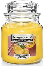 Fragrances, Perfumes, Cosmetics Scented Candle in Jar - Yankee Candle Home Inspiration Mango Lemonade