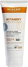 Nourishing Hand Cream with Vitamins 60+ - Mincer Pharma Vitamins Nourishing Hand Cream with Vitamins — photo N1