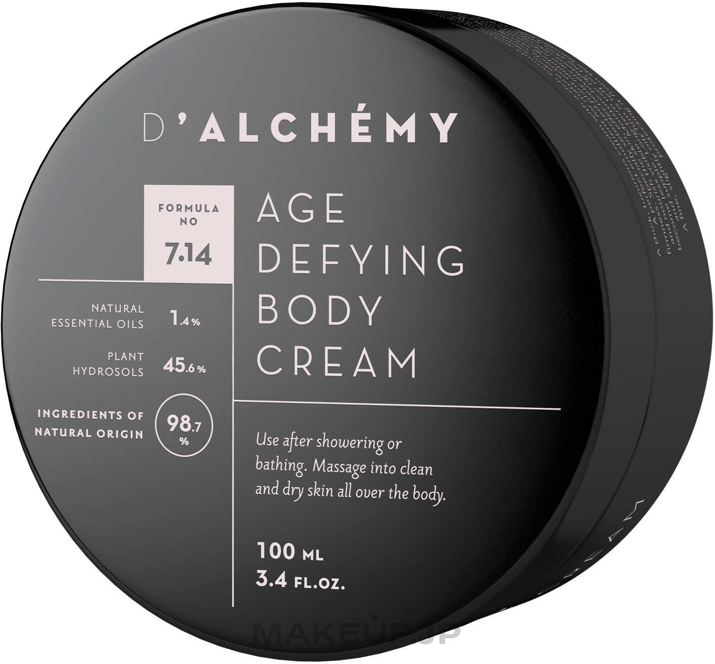 Body Cream - D'Alchemy Age Defying Body Cream — photo 100 ml