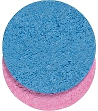 Makeup Remover Sponge, lilac + blue, 39478 - Top Choice — photo N1